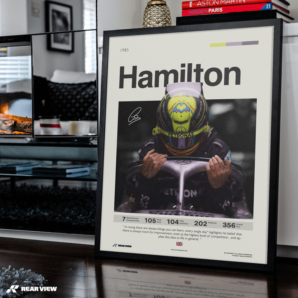 Racing Spirit - Hamilton Kunstdruck