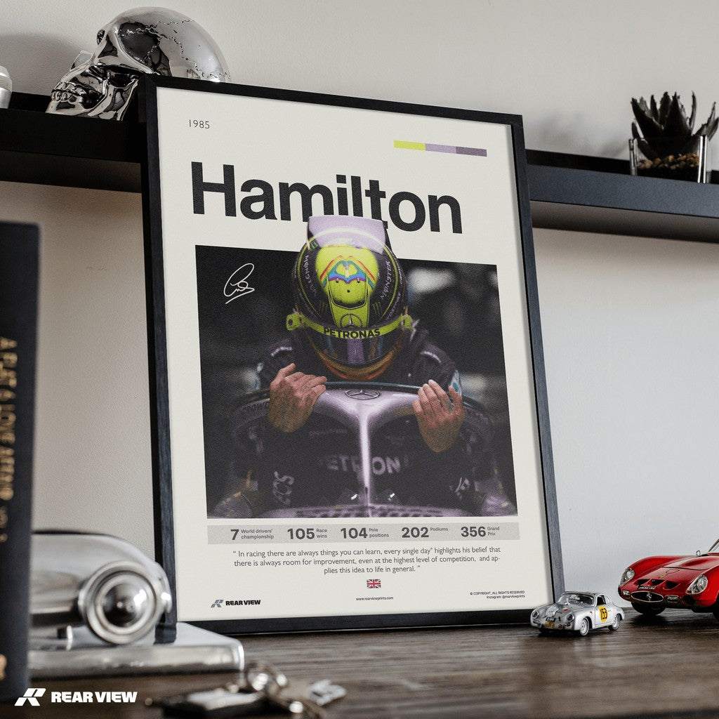 Racing Spirit - Hamilton Kunstdruck