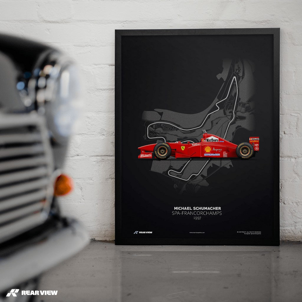 The Spa Schumacher Connection - F310 Art Print