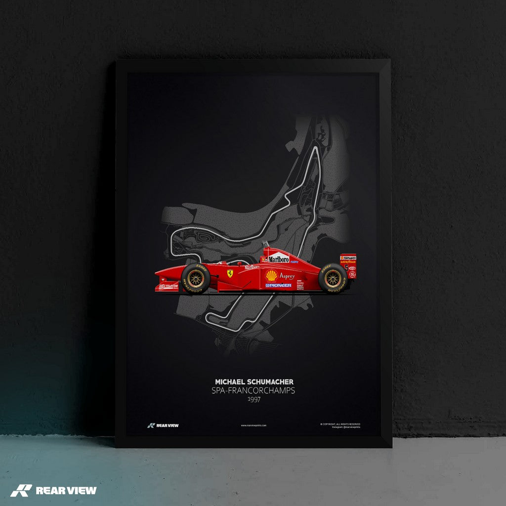 The Spa Schumacher Connection - F310 Art Print