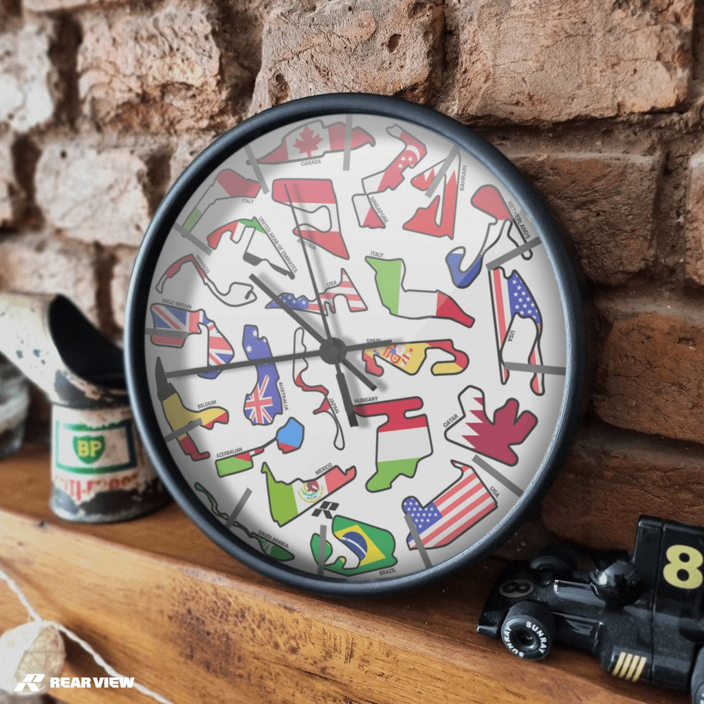 F1-Rennstrecke - Leichte Zifferblatt-Edition