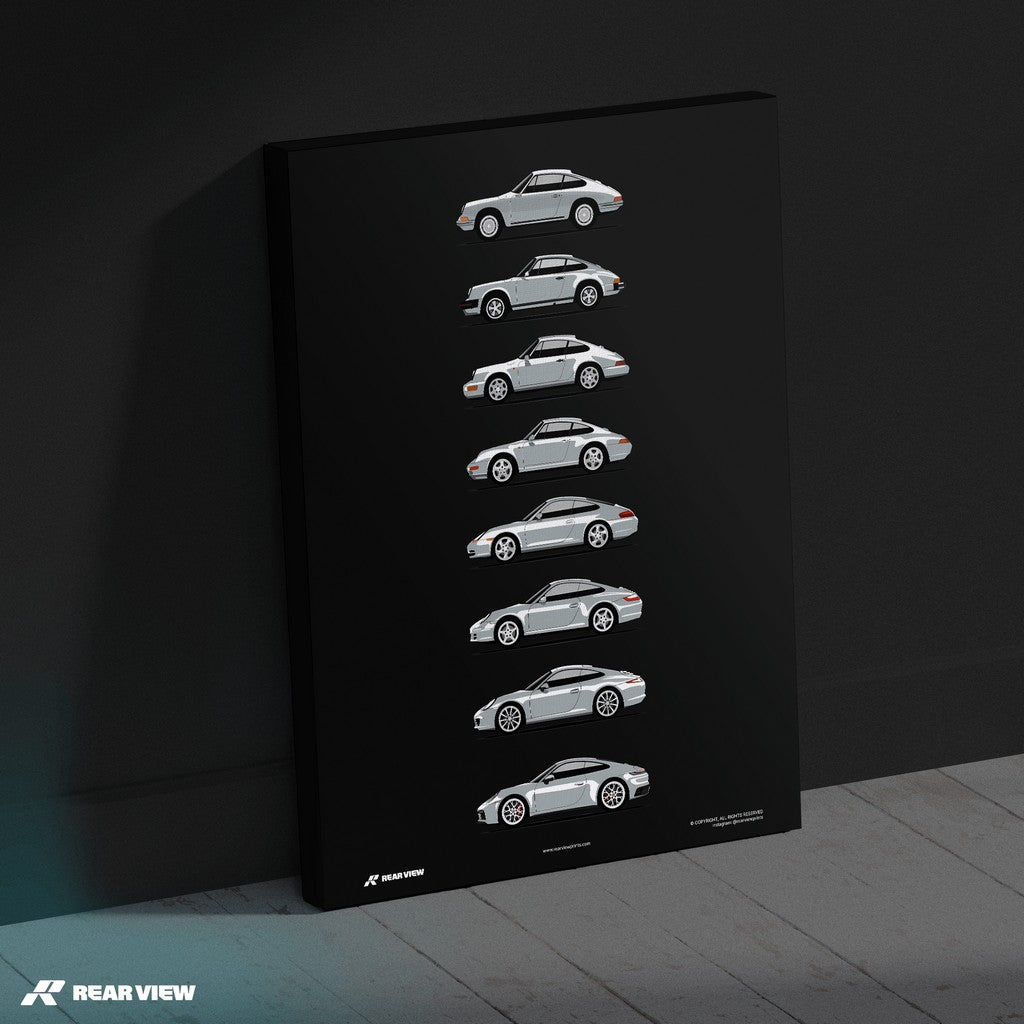 Icone rotolanti - Stampa d'arte 911