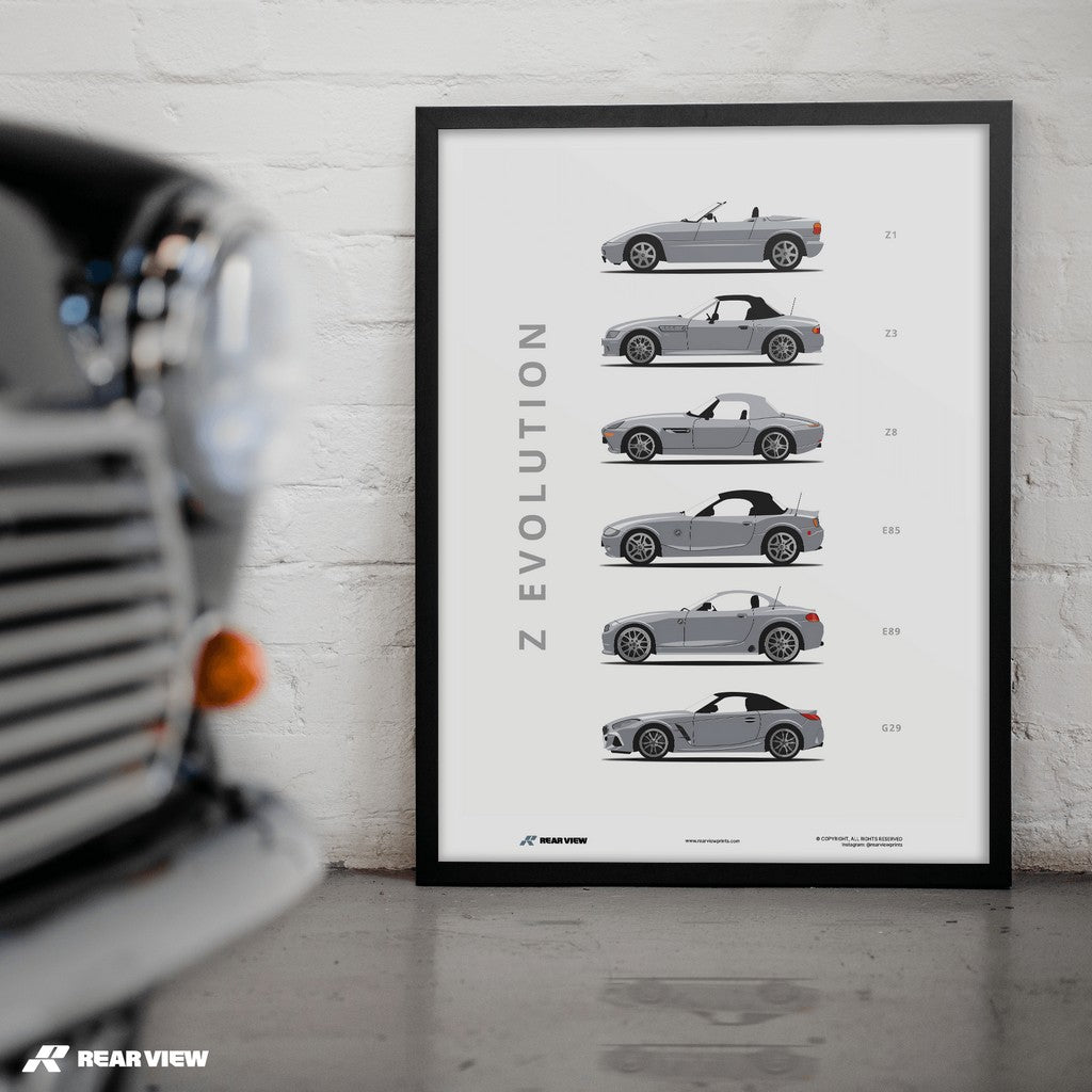 BMW Z - Auto-Kunstdruck