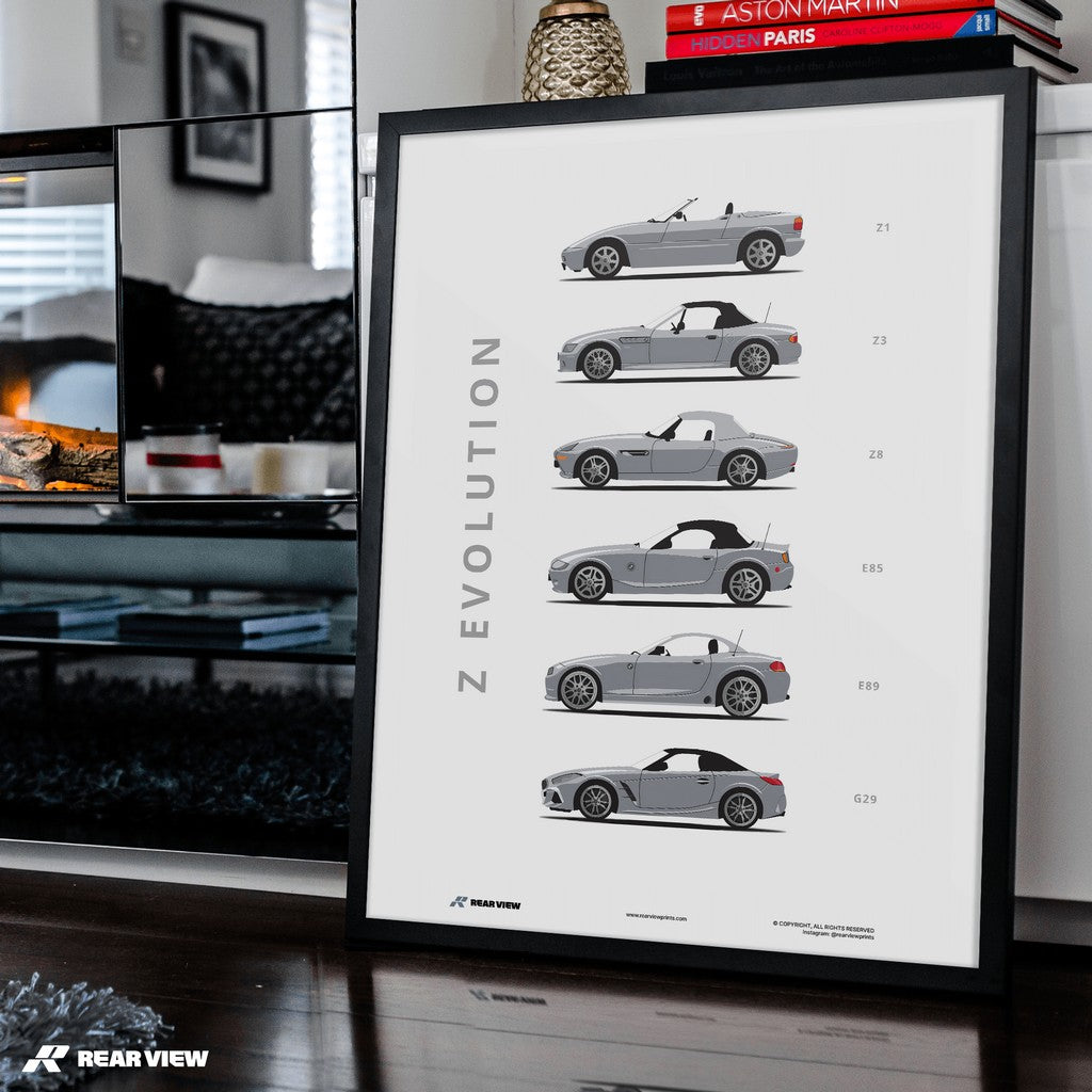 BMW Z - Auto-Kunstdruck