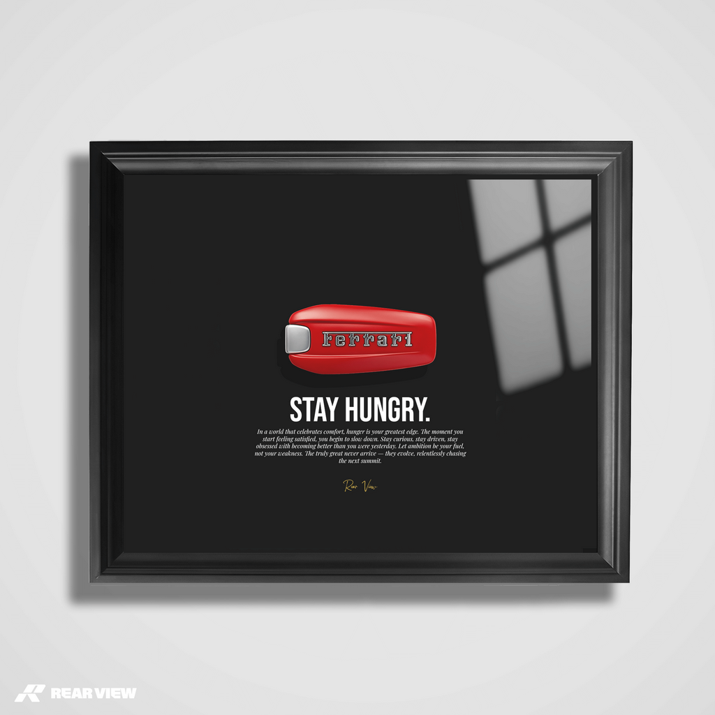 Stay Hungry  - Landscape Italian Key Art Handcrafted Edition