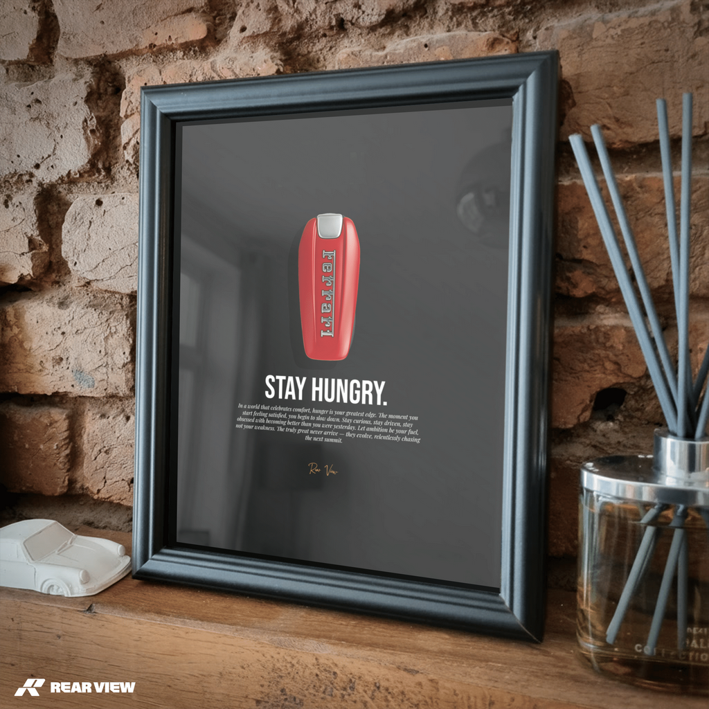Stay Hungry  - Portrait Italian Key Art Handcrafted Edition