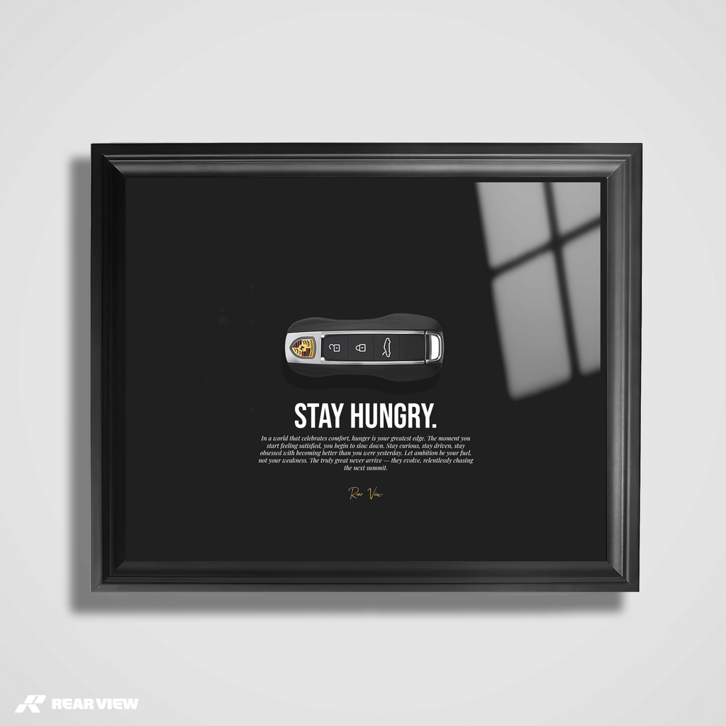 Stay Hungry  - Landscape German Key Art Handcrafted Edition