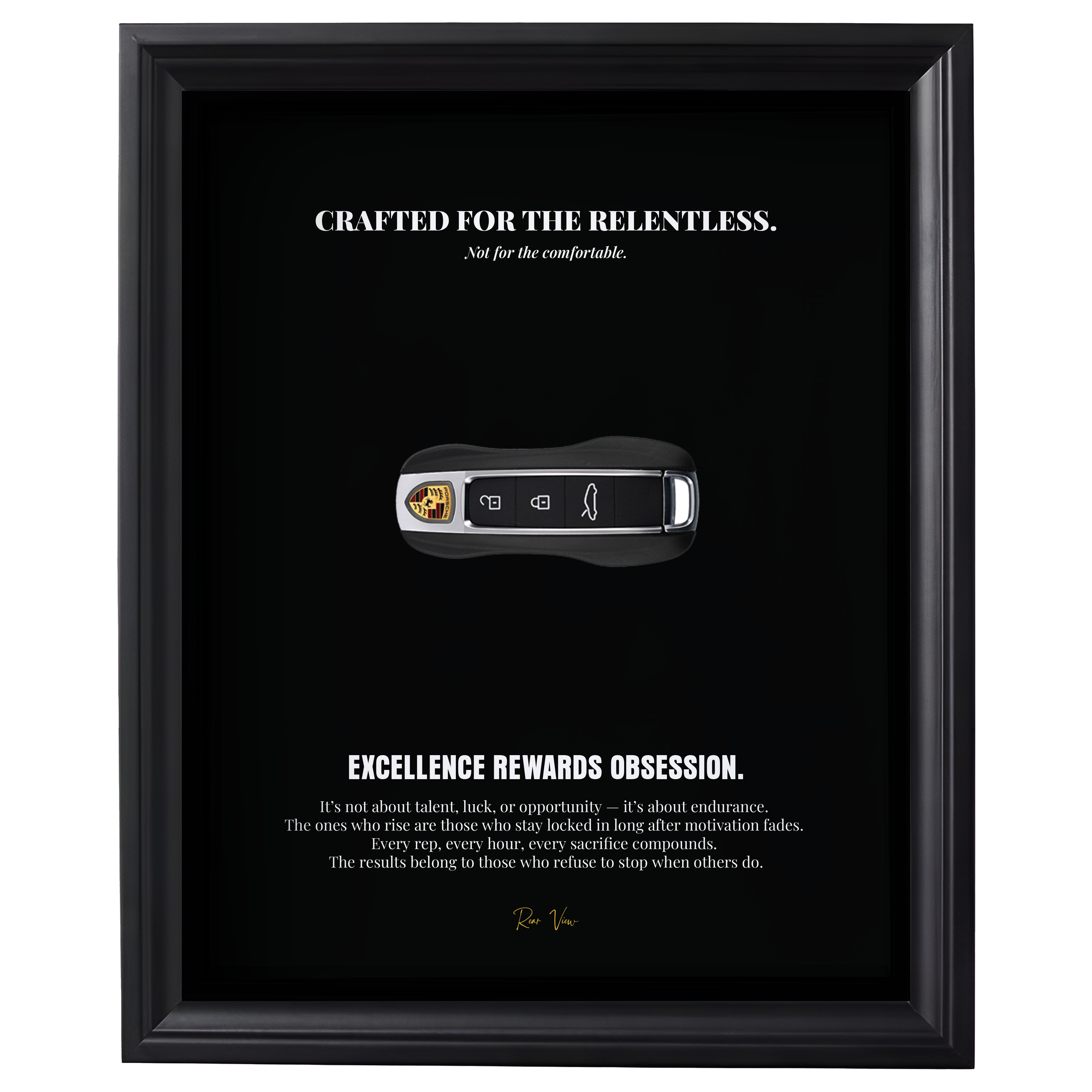 Clé de voiture de sport allemande - Édition artisanale