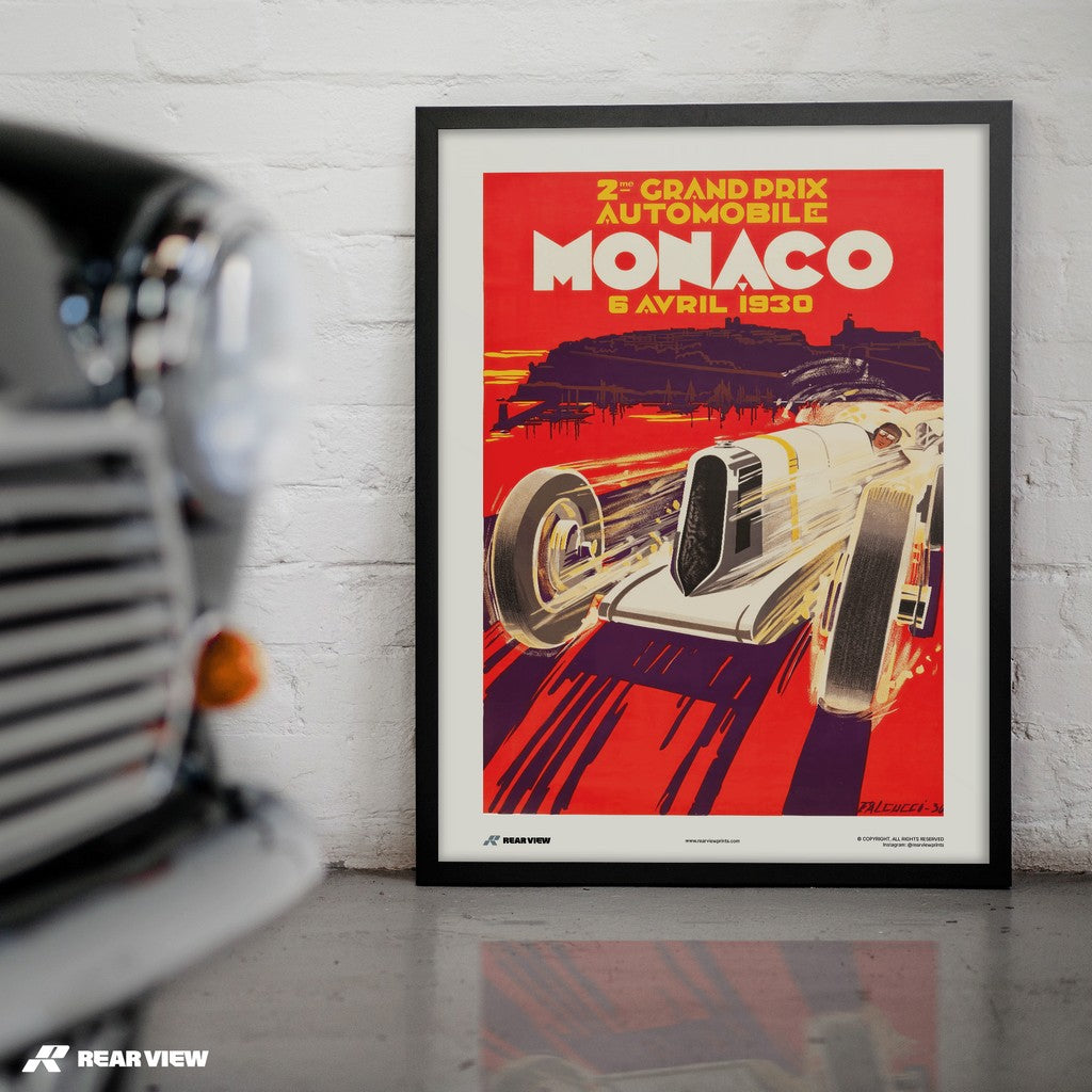 Gran Premio d'epoca 1930 - Stampa d'arte Monaco