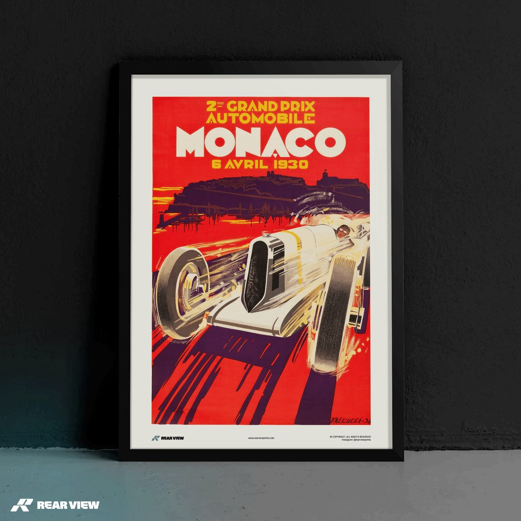 Gran Premio d'epoca 1930 - Stampa d'arte Monaco