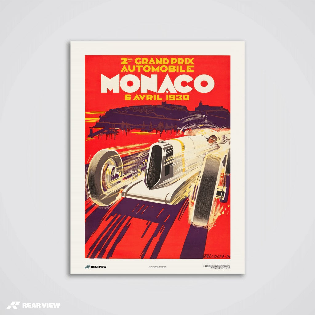 Gran Premio d'epoca 1930 - Stampa d'arte Monaco