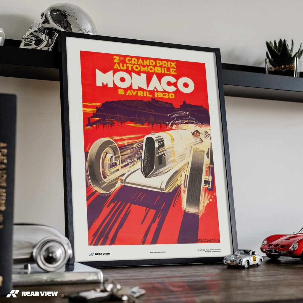 Gran Premio d'epoca 1930 - Stampa d'arte Monaco