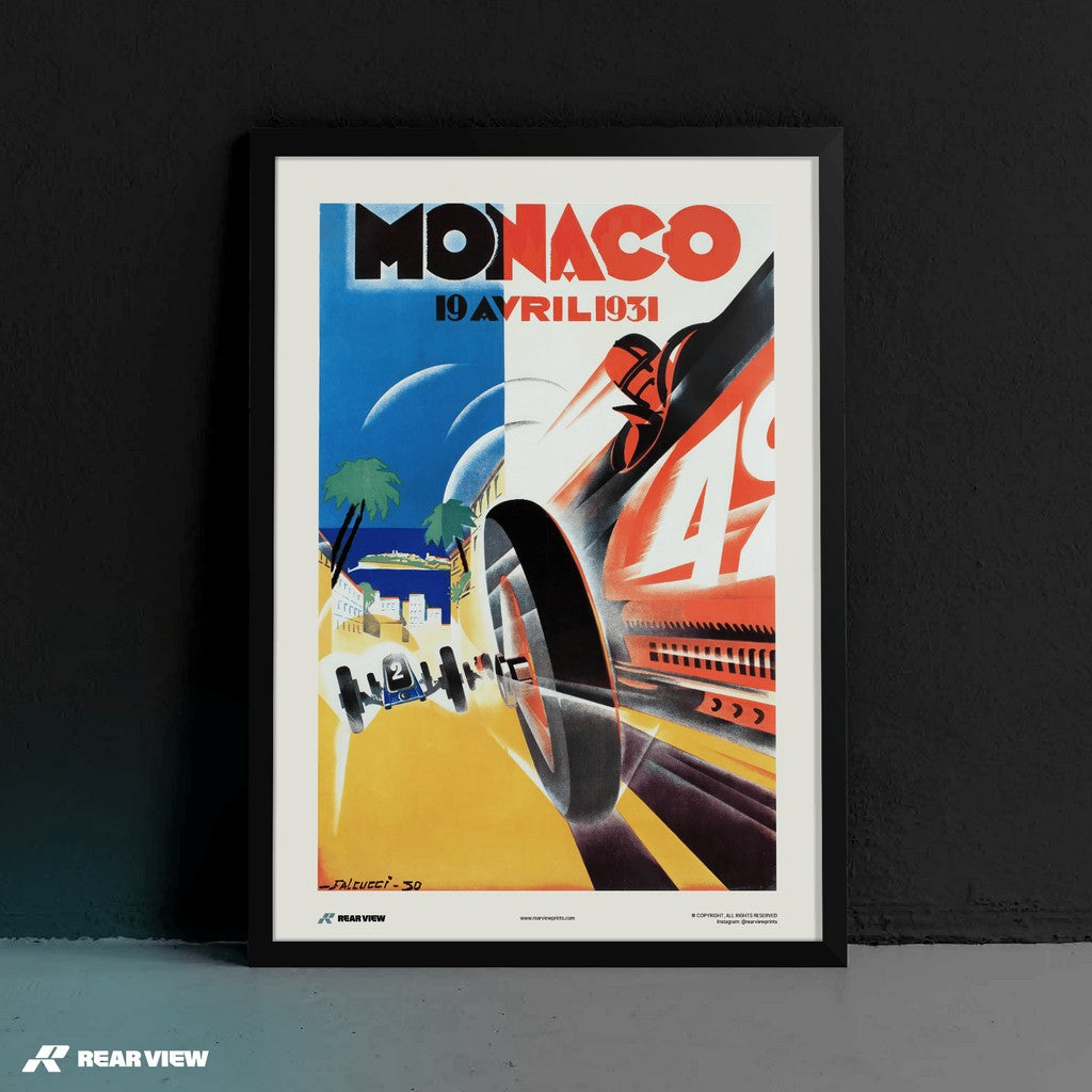 Gran Premio d'epoca 1931 - Stampa d'arte Monaco