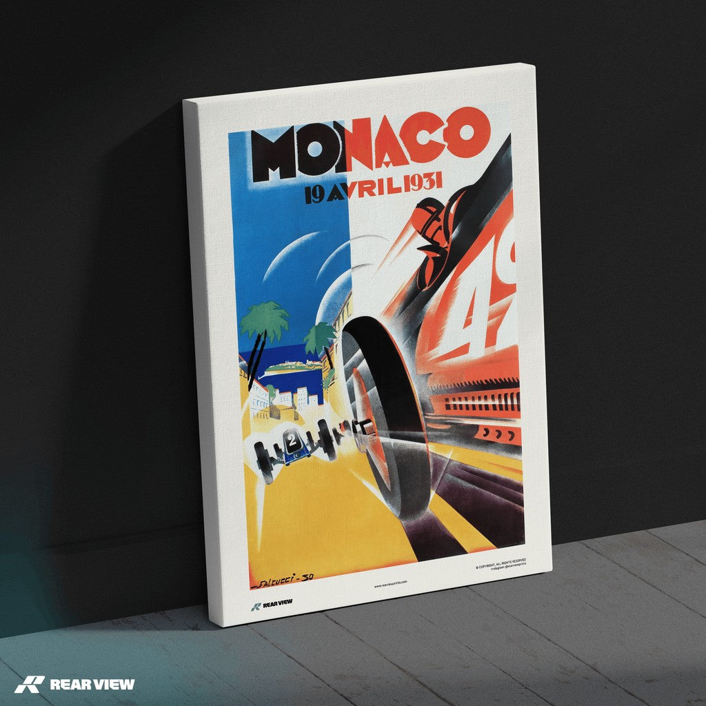 Gran Premio d'epoca 1931 - Stampa d'arte Monaco