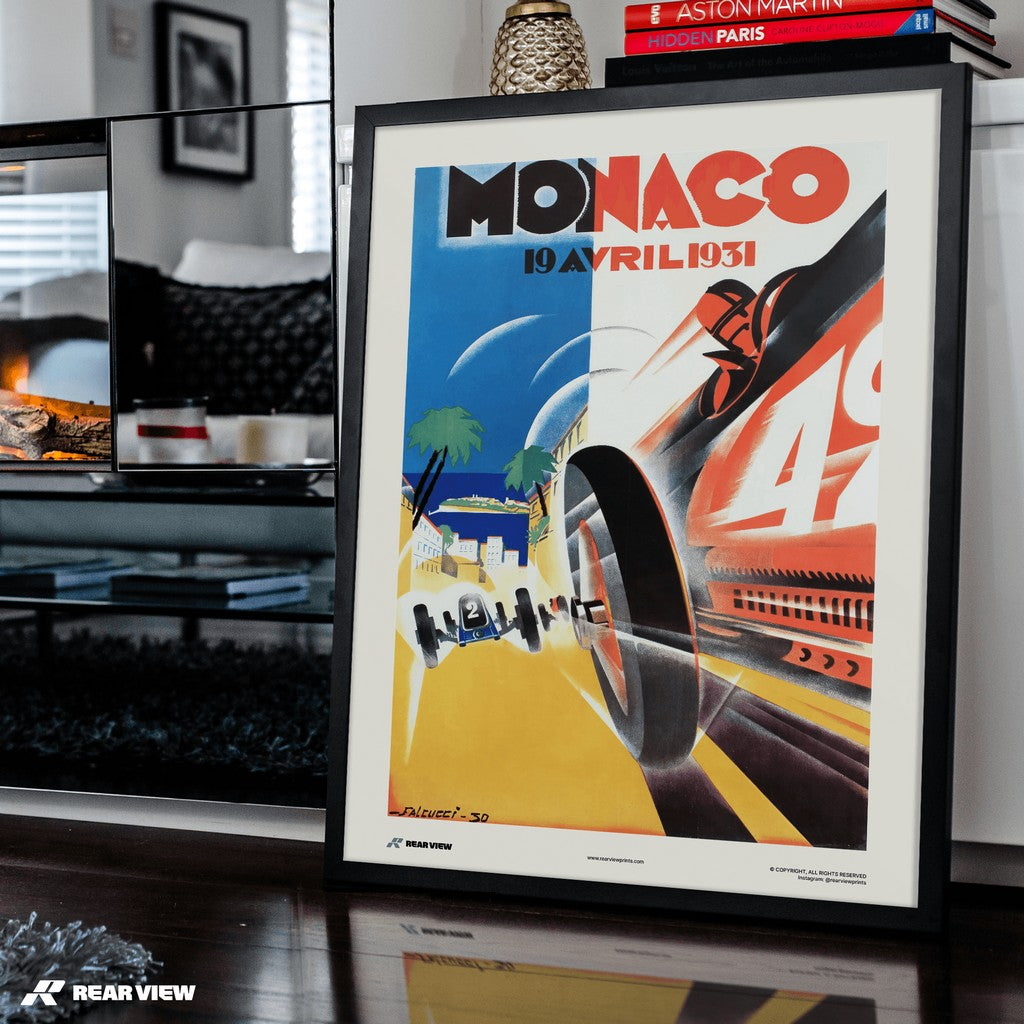 Gran Premio d'epoca 1931 - Stampa d'arte Monaco
