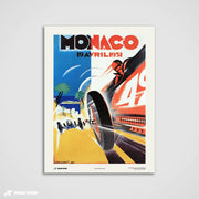 Gran Premio d'epoca 1931 - Stampa d'arte Monaco