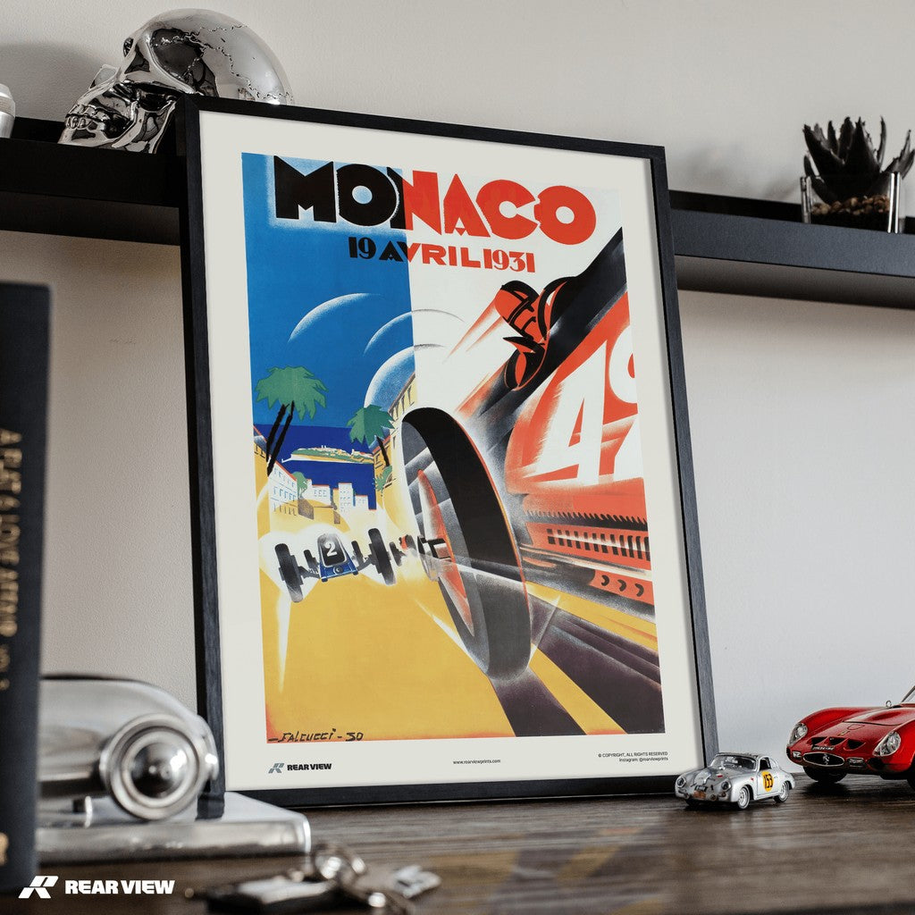 Gran Premio d'epoca 1931 - Stampa d'arte Monaco