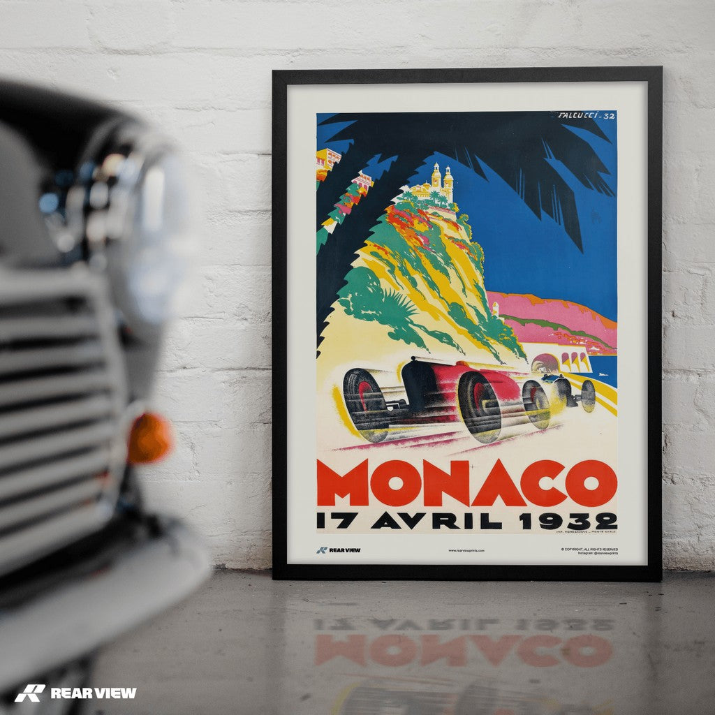 Gran Premio d'epoca 1932 - Stampa d'arte Monaco