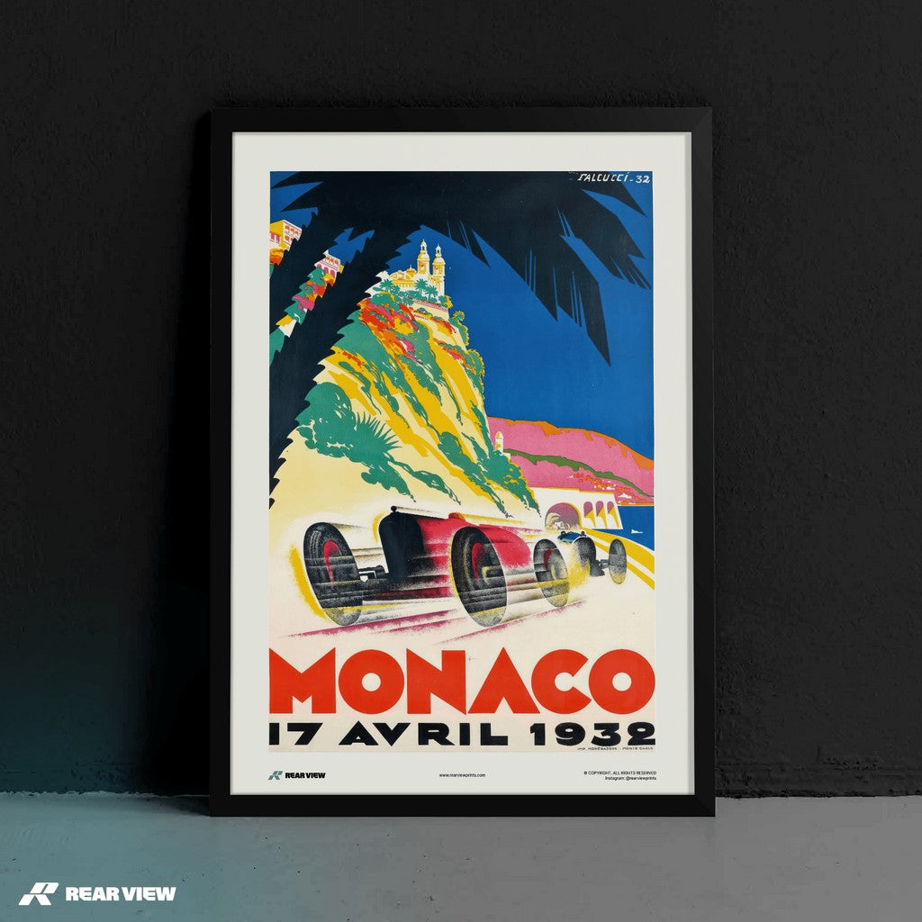 Gran Premio d'epoca 1932 - Stampa d'arte Monaco