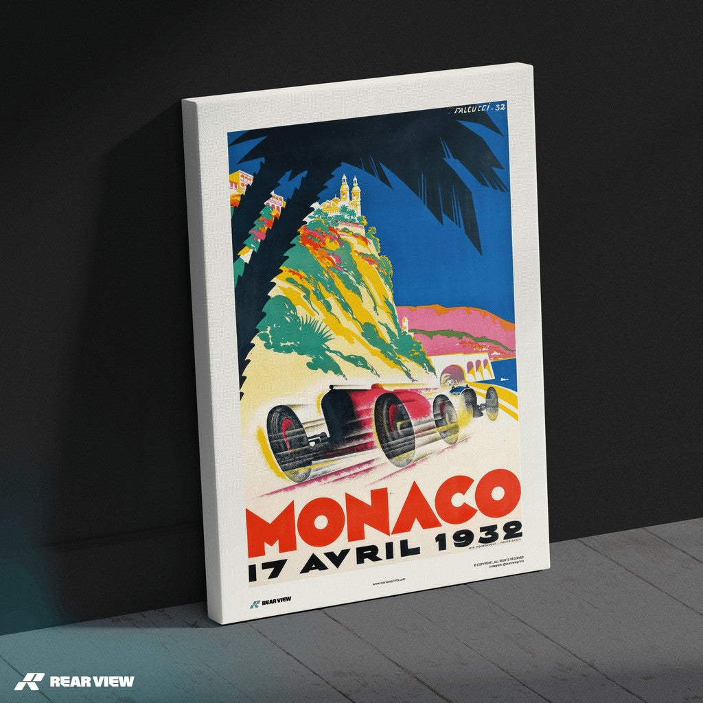 Gran Premio d'epoca 1932 - Stampa d'arte Monaco