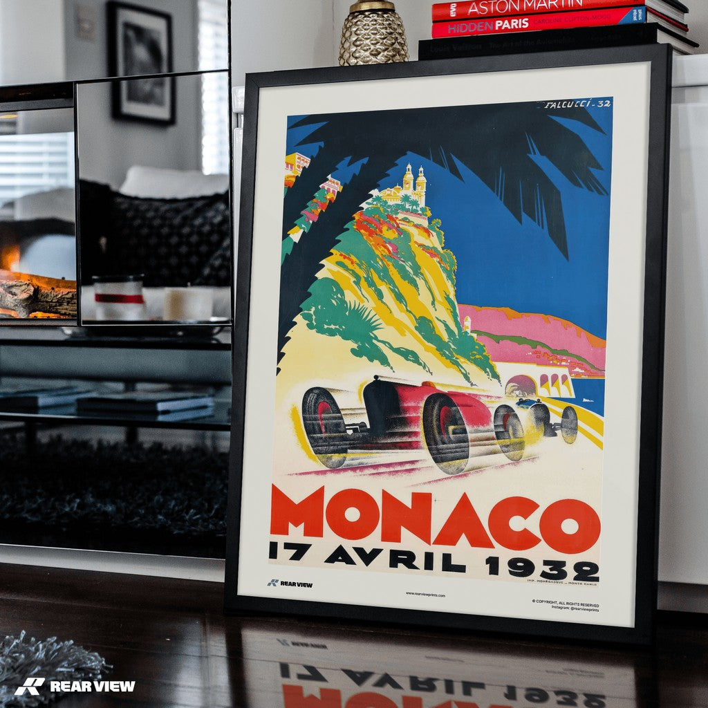 Gran Premio d'epoca 1932 - Stampa d'arte Monaco