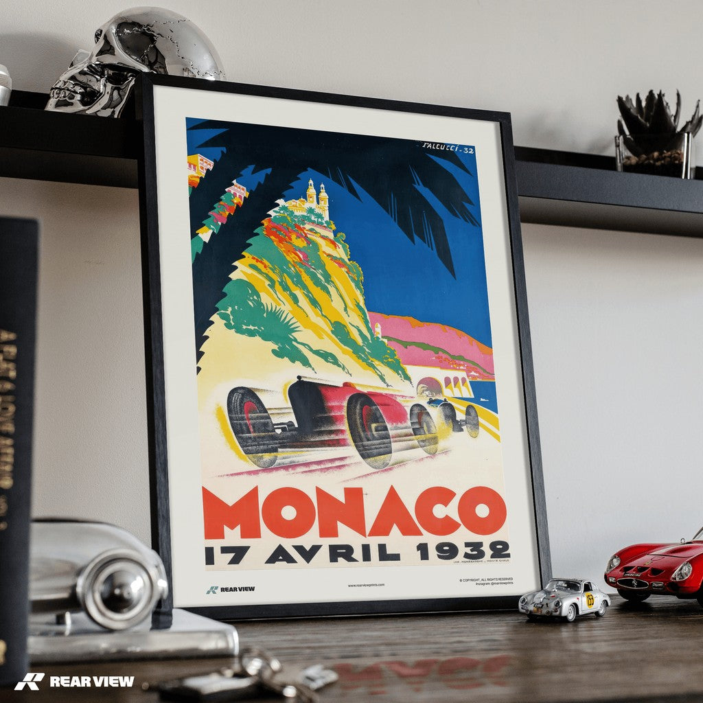 Gran Premio d'epoca 1932 - Stampa d'arte Monaco