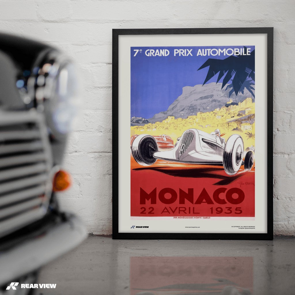 Gran Premio d'epoca 1935 - Stampa d'arte Monaco
