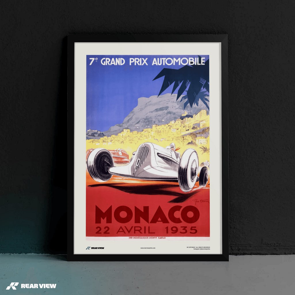 Gran Premio d'epoca 1935 - Stampa d'arte Monaco