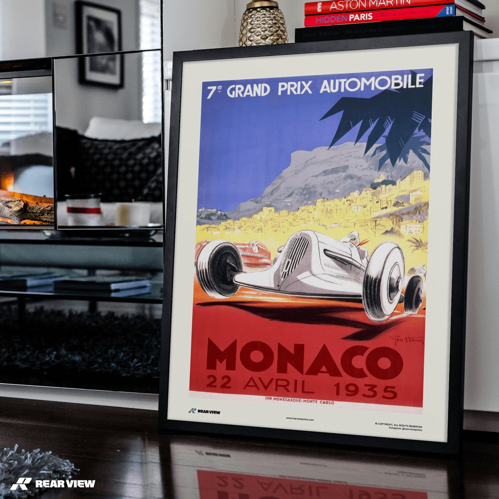 Gran Premio d'epoca 1935 - Stampa d'arte Monaco