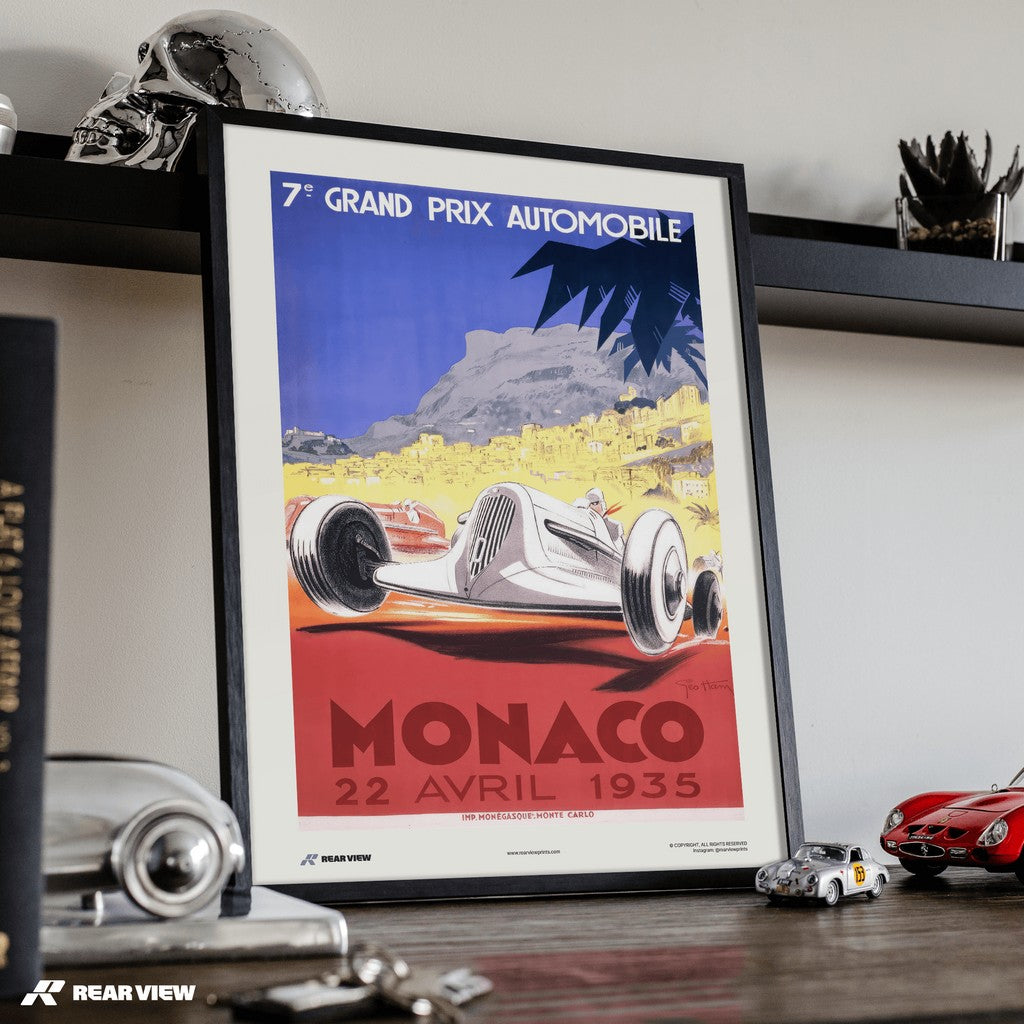 Gran Premio d'epoca 1935 - Stampa d'arte Monaco