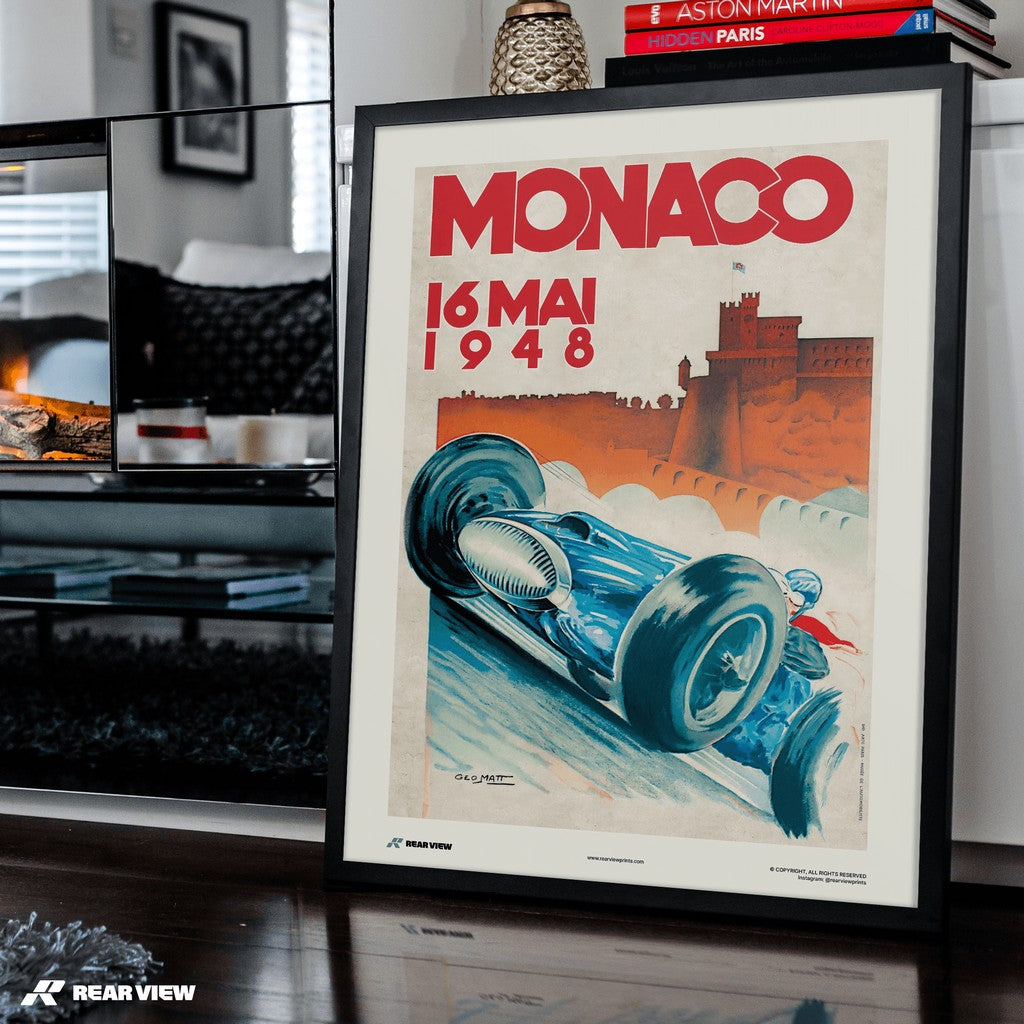 Gran Premio d'epoca 1948 - Stampa d'arte Monaco