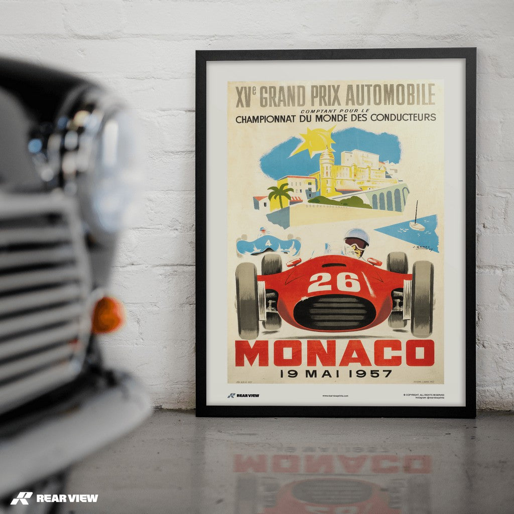 Gran Premio d'epoca 1957 - Stampa d'arte Monaco