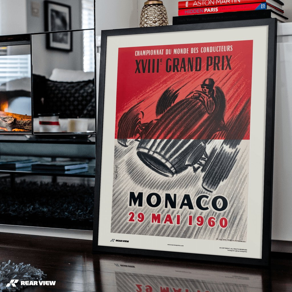 Gran Premio d'epoca 1960 - Stampa d'arte Monaco