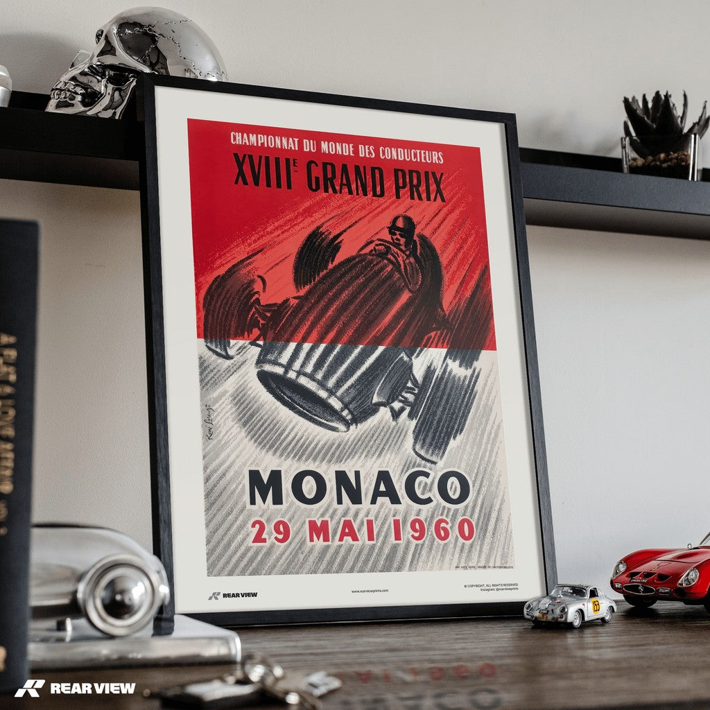 Gran Premio d'epoca 1960 - Stampa d'arte Monaco