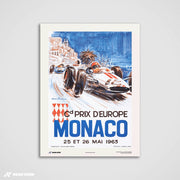Gran Premio d'epoca 1963 - Stampa d'arte Monaco