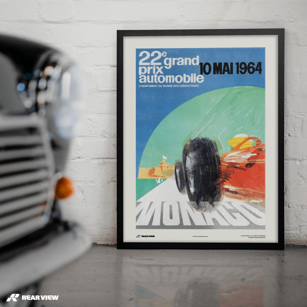Gran Premio d'epoca 1964 - Stampa d'arte Monaco