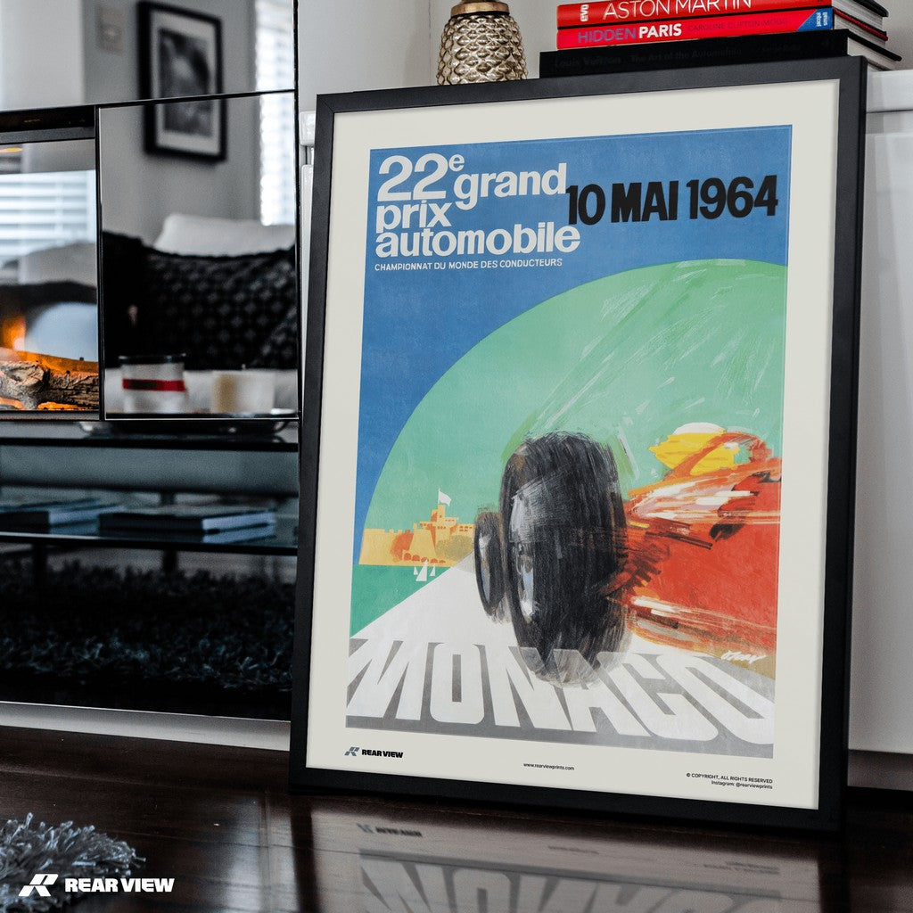 Gran Premio d'epoca 1964 - Stampa d'arte Monaco