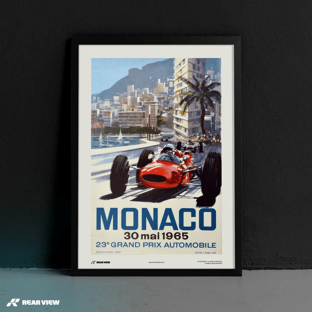 Gran Premio d'epoca 1965 - Stampa d'arte Monaco