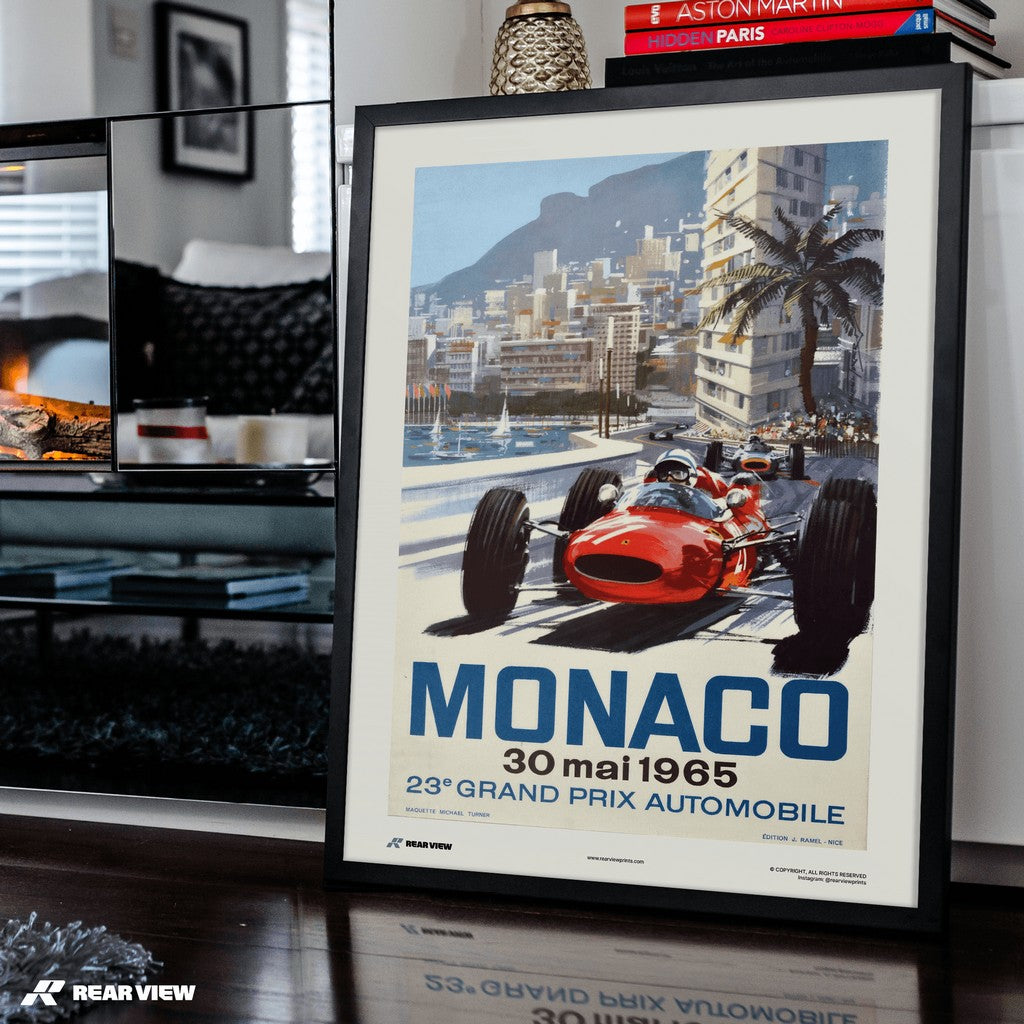 Gran Premio d'epoca 1965 - Stampa d'arte Monaco