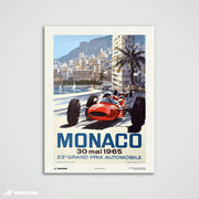 Gran Premio d'epoca 1965 - Stampa d'arte Monaco