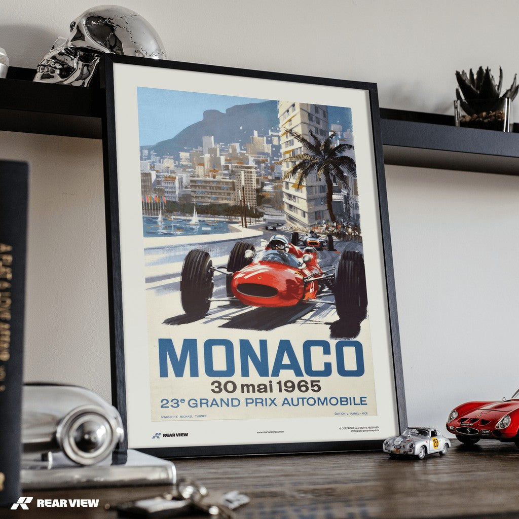 Gran Premio d'epoca 1965 - Stampa d'arte Monaco