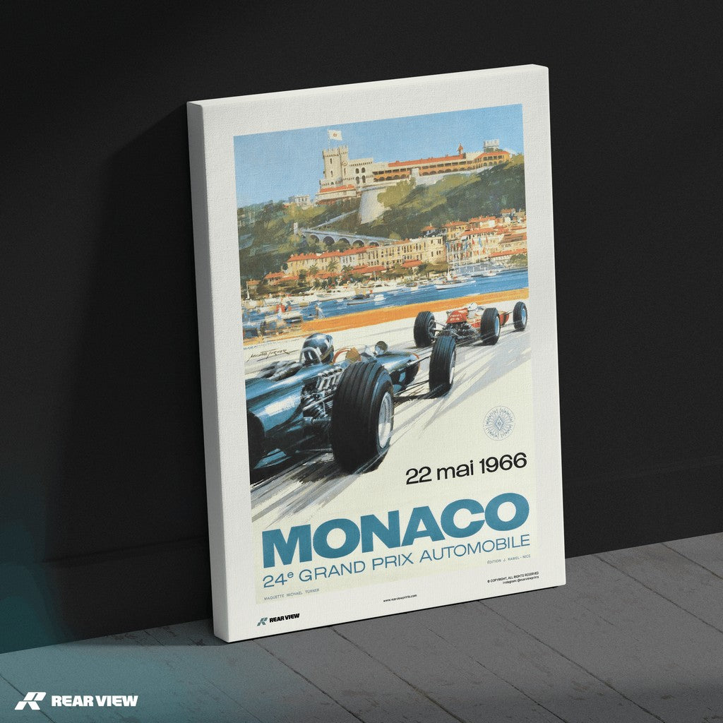 Gran Premio d'epoca 1966 - Stampa d'arte Monaco