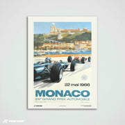 Gran Premio d'epoca 1966 - Stampa d'arte Monaco