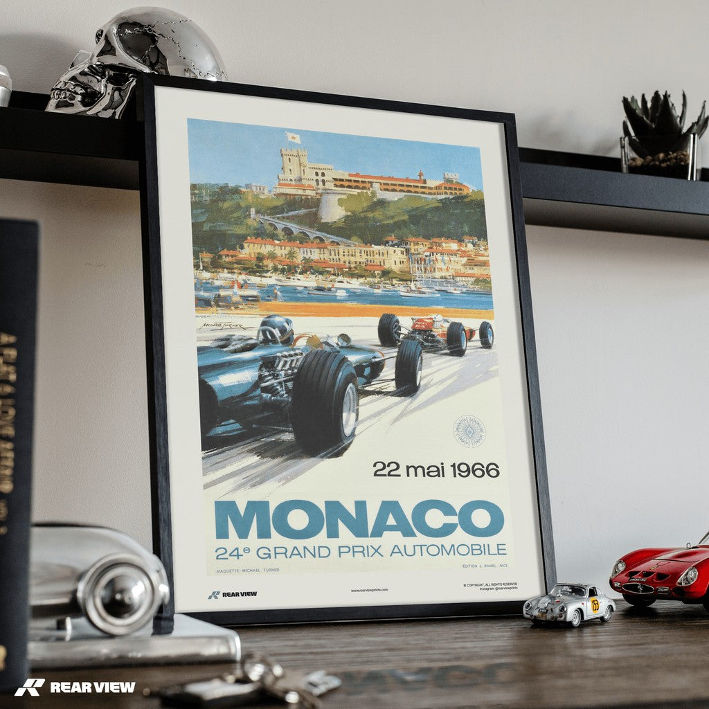 Gran Premio d'epoca 1966 - Stampa d'arte Monaco
