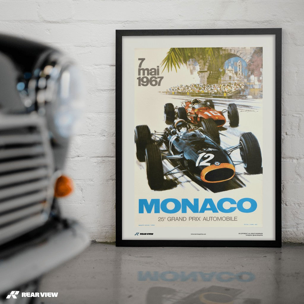 Gran Premio d'epoca 1967 - Stampa d'arte Monaco