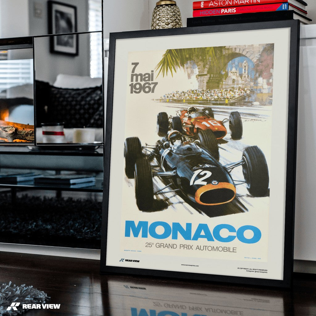 Gran Premio d'epoca 1967 - Stampa d'arte Monaco