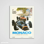Gran Premio d'epoca 1967 - Stampa d'arte Monaco