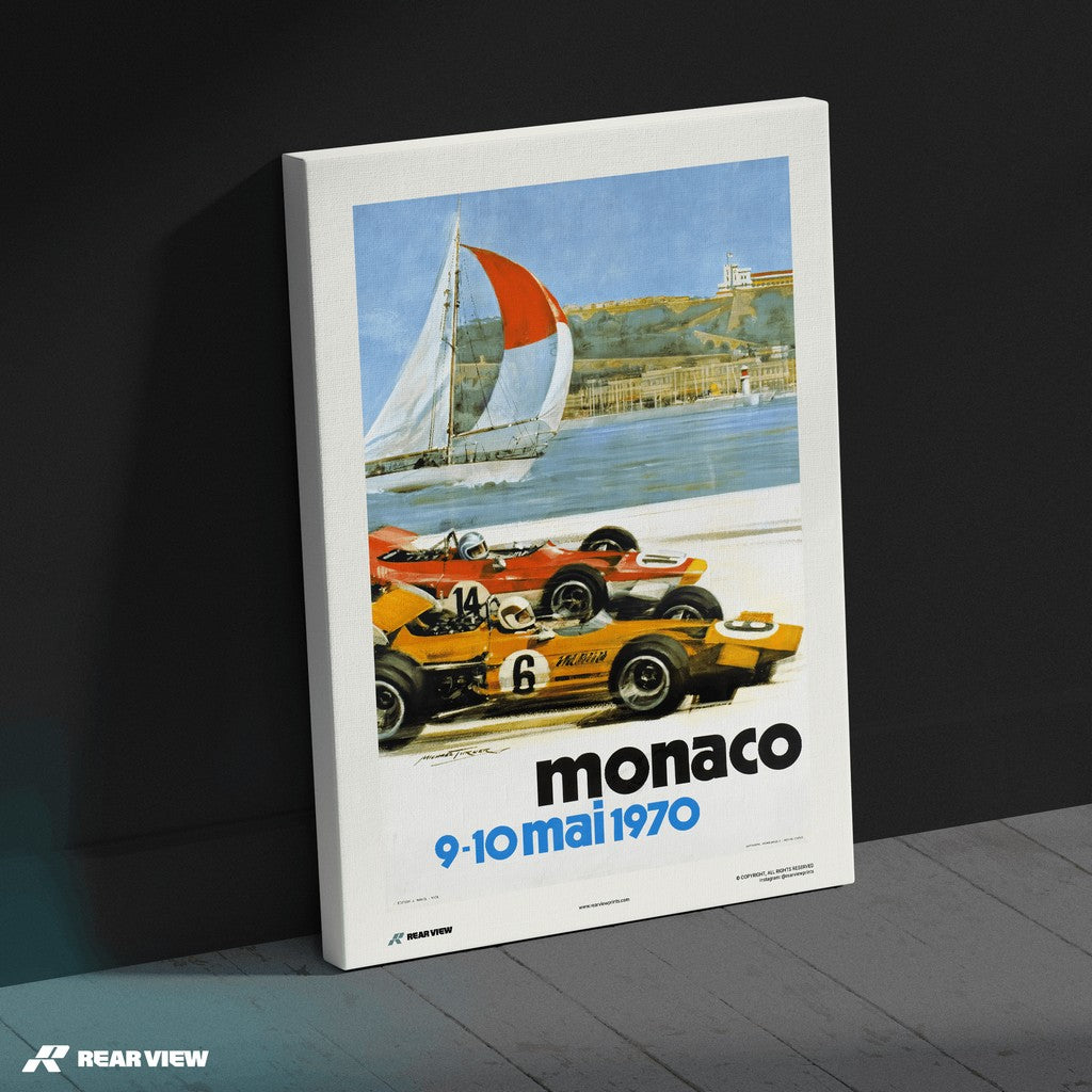 Gran Premio d'epoca 1970 - Stampa d'arte Monaco