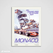 Gran Premio d'epoca 1971 - Stampa d'arte Monaco