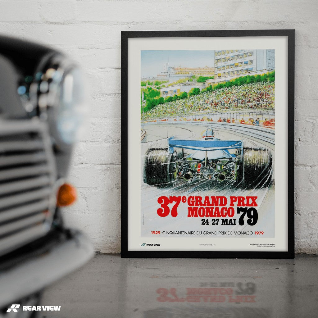 Gran Premio d'epoca 1979 - Stampa d'arte Monaco